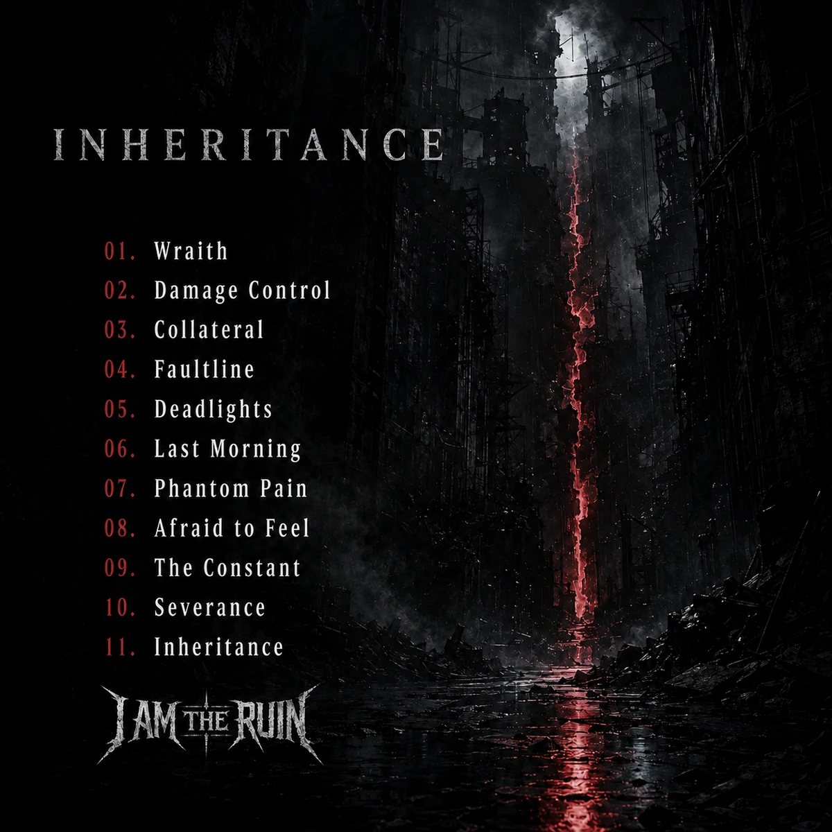 Inheritance track list artwork